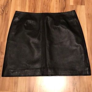 BB Dakota leather skirt